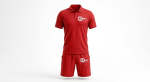 Elite Red Performance Tennis Uniform – Men's Professional Series