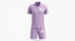 Elite Lilac Performance Tennis Uniform – Men's Luxury Athletic Set