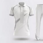 Pro-Elite Arctic White Performance Golf Uniform Set – Luxury Tailored Polo & Trousers
