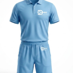 Sky-Blue Pro-Elite Tennis Uniform – Modern Performance Set
