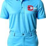 Sky Blue Performance Golf Uniform Set (Shirt & Shorts)