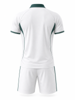 Premium White & Green Tennis Uniform Set – Modern Athletic Fit Performance Kit - Image 2