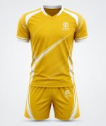 Daydo Athletic Jersey & Shorts Set - Yellow & White